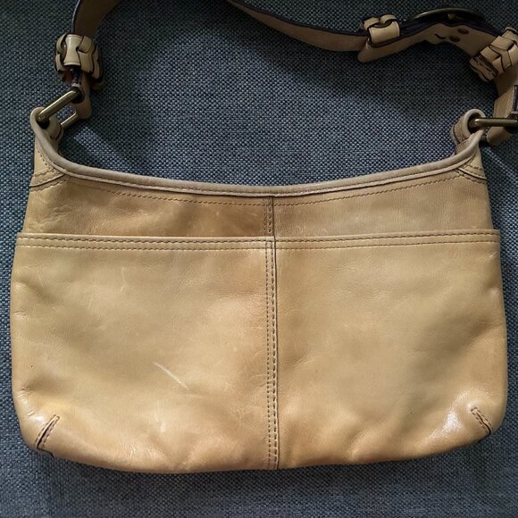 Vintage Coach Hobo Bag Blonde/Tan - Picture 4 of 4